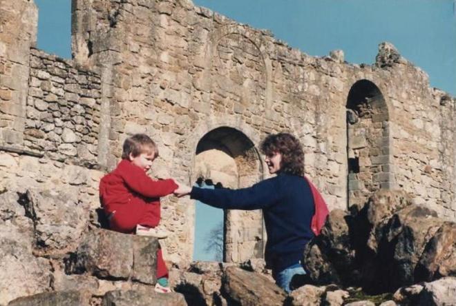 Me and Solly on Iona